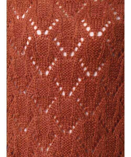 Ungrid（アングリッド）の「透かし編みルーズニット（ニット/セーター・レディース・ベージュ/ブルー/オレンジ・FREE）」の22枚目の写真