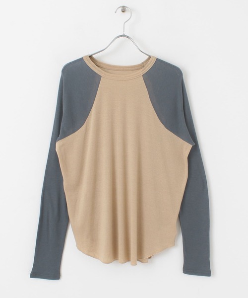 KBF（ケイビーエフ）の「ウール混ラグランTシャツ（Tシャツ/カットソー・レディース・ブラック系その他/ベージュ系その他/グリーン系その他・ONE）」の11枚目の写真