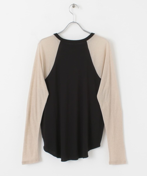 KBF（ケイビーエフ）の「ウール混ラグランTシャツ（Tシャツ/カットソー・レディース・ブラック系その他/ベージュ系その他/グリーン系その他・ONE）」の20枚目の写真