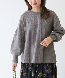 slobe iena ニットポンチョ　グレー 心地よさ”と“私らしさ”で選ぶ、最愛ニット｜IENA｜特集