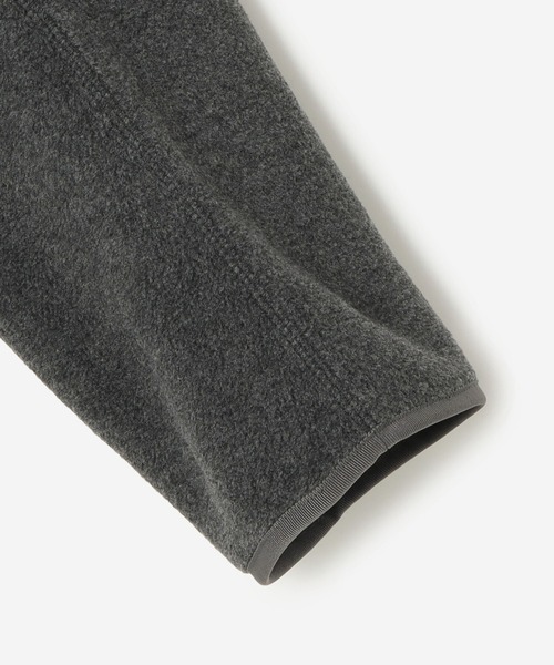 DANTON（ダントン）の「【DANTON】カラーレスフリースジャケット MEN（ノーカラージャケット・メンズ・ネイビー/ブラック/ブラウン/ダークグレー・42/40）」の8枚目の写真