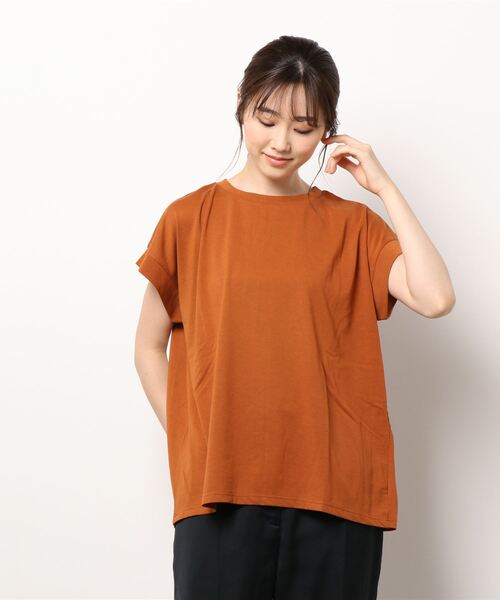 Lugnoncure（ルノンキュール）の「バックリボンTシャツ（Tシャツ/カットソー・レディース・ブラック/ブラウン/キナリ・ﾌﾘ-）」の8枚目の写真