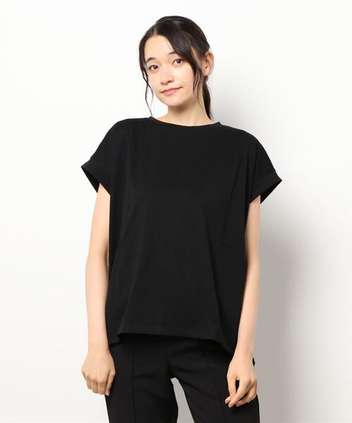 Lugnoncure（ルノンキュール）の「バックリボンTシャツ（Tシャツ/カットソー・レディース・ブラック/ブラウン/キナリ・ﾌﾘ-）」の7枚目の写真