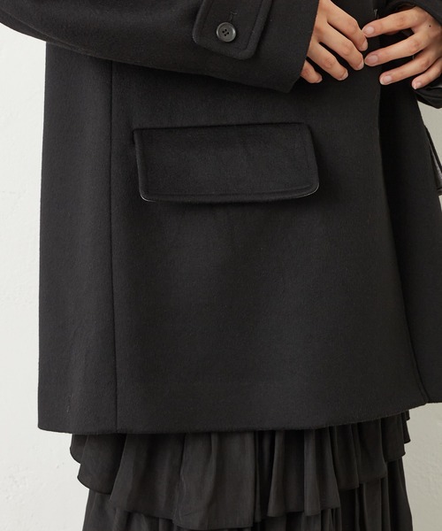 Lui's(ルイス)の「メルトンミドルステンカラーコート(ステンカラーコート・レディース・ブラック/グレー/グリーン・FREE)」の22枚目の写真