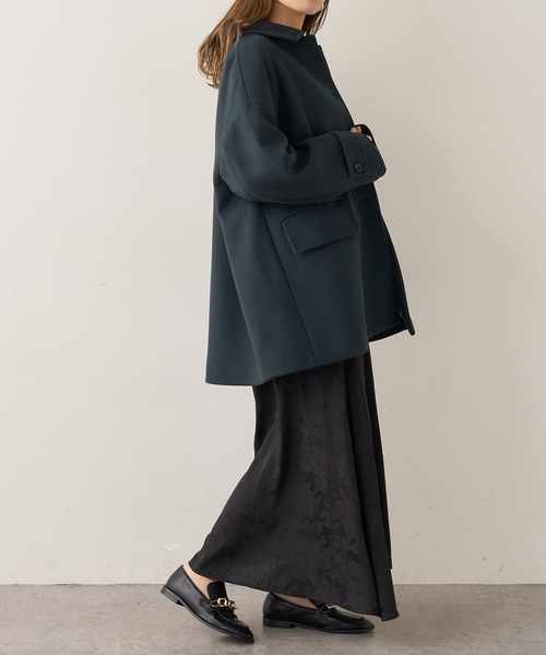 Lui's(ルイス)の「メルトンミドルステンカラーコート(ステンカラーコート・レディース・ブラック/グレー/グリーン・FREE)」の21枚目の写真