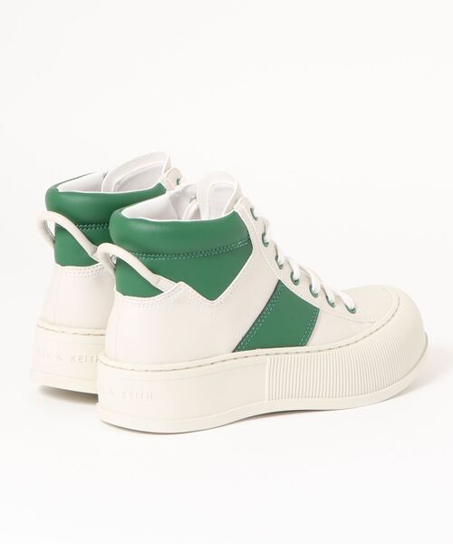 ツートーン ハイトップスニーカー / Two-Tone High-Top Sneakers