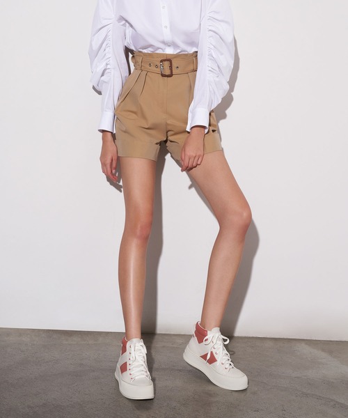 ツートーン ハイトップスニーカー / Two-Tone High-Top Sneakers