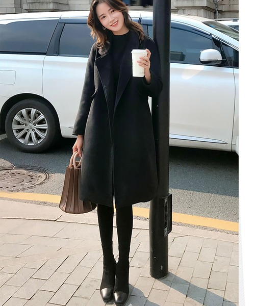 RUUX(ルーフ)の「【RUUX】チェスターコート(チェスターコート・レディース・ブラック/ベージュ/カーキ・S/M/L/XL)」の4枚目の写真