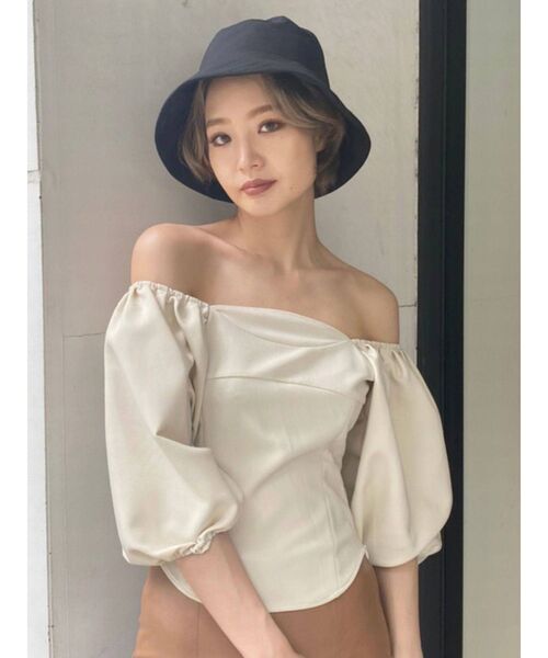 EMODA(エモダ)の「パッファーバケットハット(ハット・レディース・ブラック・FREE)」の9枚目の写真