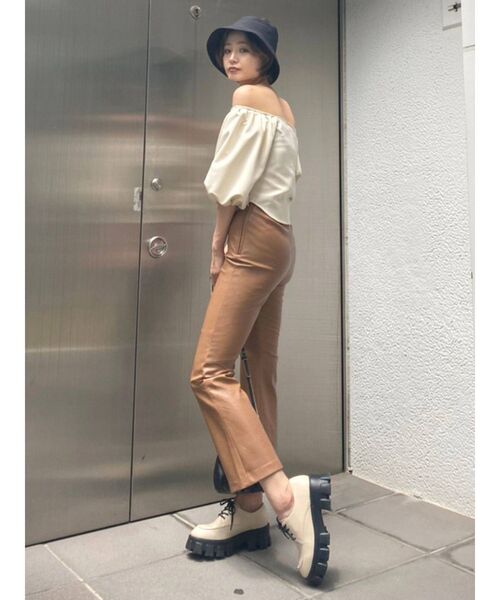 EMODA(エモダ)の「パッファーバケットハット(ハット・レディース・ブラック・FREE)」の7枚目の写真
