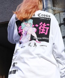 LONELY/論理（ロンリー）の「【ROOPTOKYO別注】LONELY(論理)/ロンリー YAMU ASKA L/S TEE グラフィックロンT（Tシャツ/カットソー・メンズ）」
