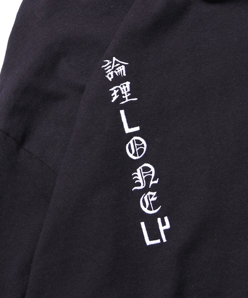 LONELY/論理(ロンリー)の「【ROOPTOKYO別注】LONELY(論理)/ロンリー YAMU ASKA L/S TEE グラフィックロンT(Tシャツ/カットソー・メンズ・ブラック/ホワイト・M/L/XL/XXL)」の14枚目の写真