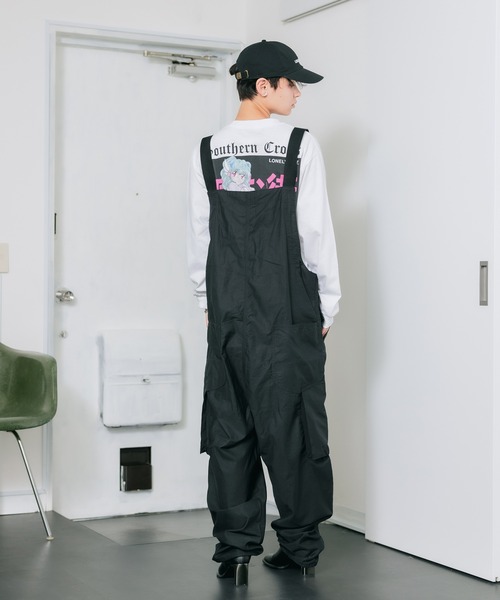 LONELY/論理(ロンリー)の「【ROOPTOKYO別注】LONELY(論理)/ロンリー YAMU ASKA L/S TEE グラフィックロンT(Tシャツ/カットソー・メンズ・ブラック/ホワイト・M/L/XL/XXL)」の12枚目の写真