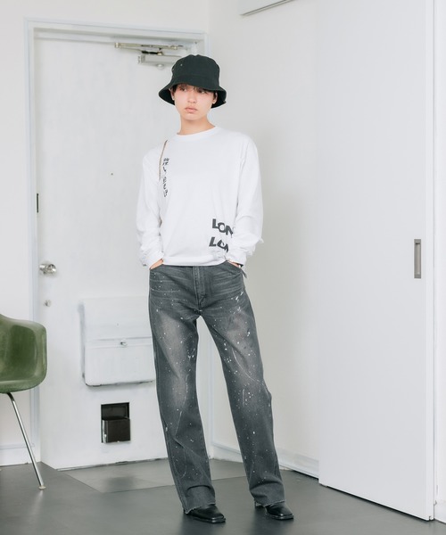 LONELY/論理(ロンリー)の「【ROOPTOKYO別注】LONELY(論理)/ロンリー YAMU ASKA L/S TEE グラフィックロンT(Tシャツ/カットソー・メンズ・ブラック/ホワイト・M/L/XL/XXL)」の17枚目の写真