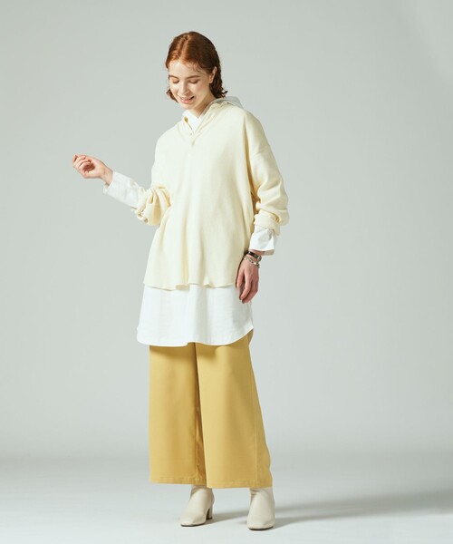 J.PRESS YORK STREET（ジェイプレスヨークストリート）の「【WOMEN】ヴィンテージサテンパンツ（その他パンツ・レディース・黄土色系/ダルブルー系/イエロー系・F）」の5枚目の写真