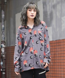 X-girl | X-girl × KOZIK DEVIL GIRL OPEN COLLAR SHIRT(シャツ/ブラウス)