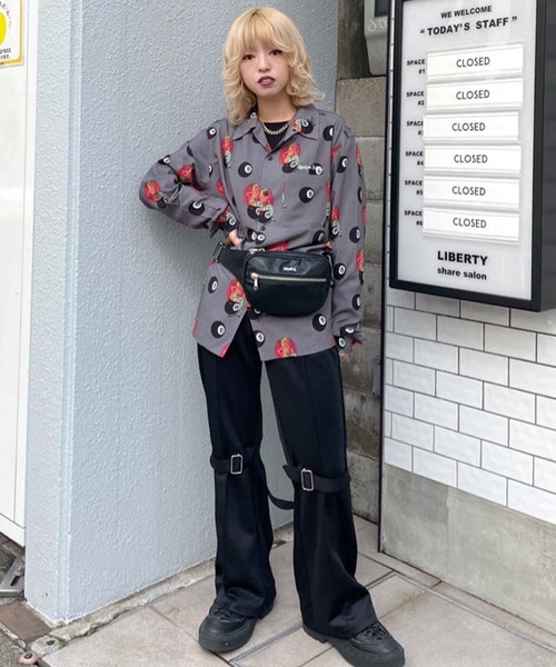 未知MICHIRUさま専用6/12 FUZZYKON DEVIL SHIRT TRAVAS TOKYO/トラバス トーキョー』Rhinestone Devil bear
