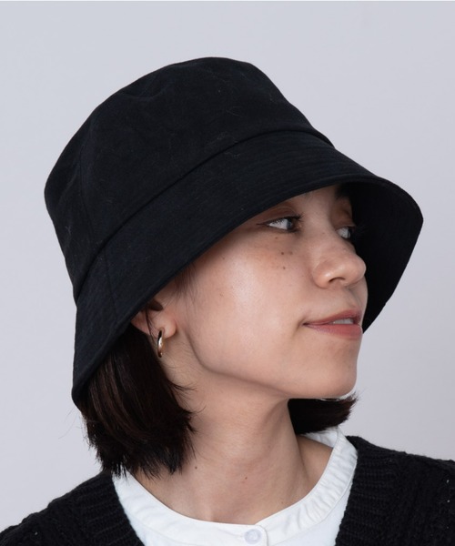 EDIT Gris（エディットグリ）の「ワイドブリムバケットハット（ハット・レディース・ブラック/ベージュ・FREE）」の12枚目の写真