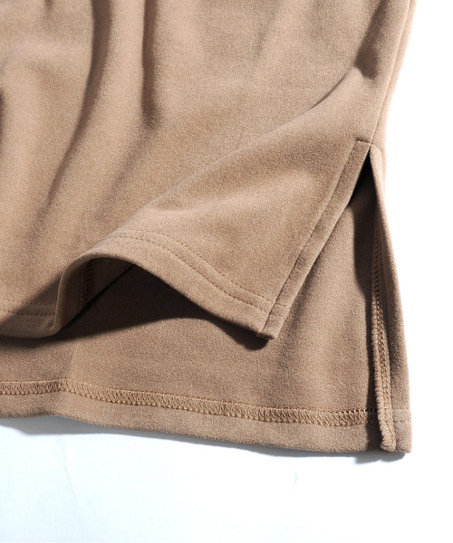 neos（ネオス）の「【neos -addictive design-】ビックシルエット モックネック ロングスリーブ カットソー（Tシャツ/カットソー・メンズ・モカ/ブラック/ライトグレー・MEDIUM/LARGE）」の14枚目の写真