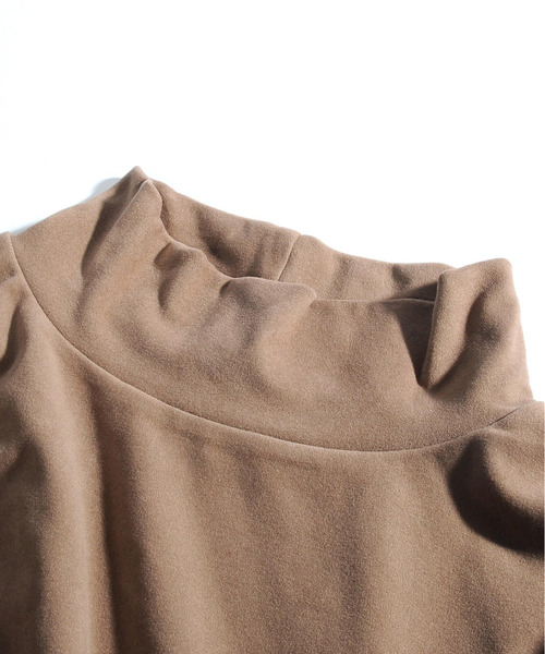 neos（ネオス）の「【neos -addictive design-】ビックシルエット モックネック ロングスリーブ カットソー（Tシャツ/カットソー・メンズ・モカ/ブラック/ライトグレー・MEDIUM/LARGE）」の5枚目の写真