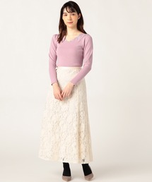 LAISSE PASSE | レースナロースカート(スカート)