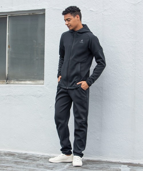 le coq sportif(ルコックスポルティフ)の「ASサイクリングスウェット メンズ ウェア ジャージ スウェット サイクリング サイクリングウェア スポーツウェア(スウェットパンツ・メンズ・ブラック/杢グレー・S/L/XL/M)」の7枚目の写真