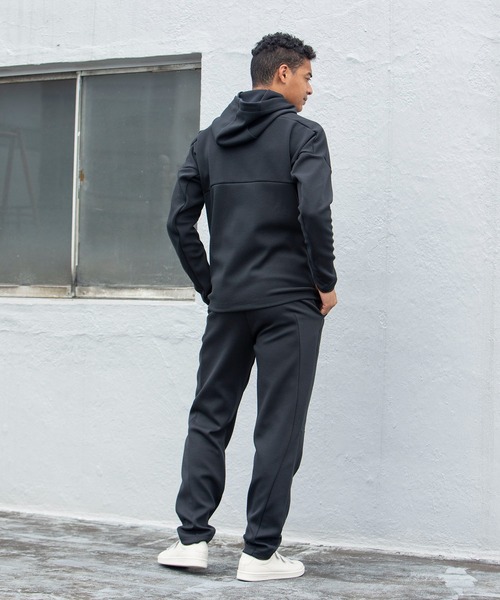 le coq sportif(ルコックスポルティフ)の「ASサイクリングスウェット メンズ ウェア ジャージ スウェット サイクリング サイクリングウェア スポーツウェア(スウェットパンツ・メンズ・ブラック/杢グレー・S/L/XL/M)」の9枚目の写真