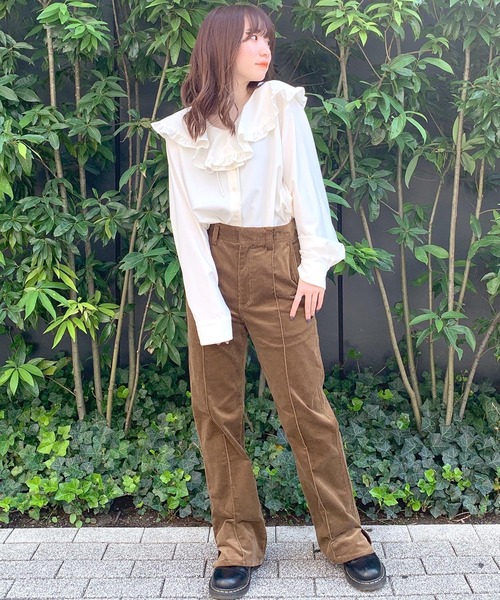 MILKFED.（ミルクフェド）の「CORDUROY PANTS（その他パンツ・レディース・ブラウン/グレー/グリーン・S/M/XS）」の12枚目の写真