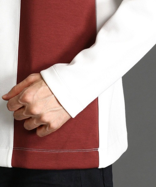 HIDEAWAYS NICOLE（ハイダウェイニコル）の「ダンボールニットプルオーバー（Tシャツ/カットソー・メンズ・ホワイト系その他/ブラック系その他/トリコロール・MEDIUM/LARGE/X-LARGE）」の10枚目の写真