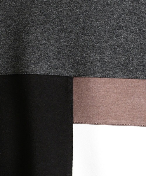 HIDEAWAYS NICOLE（ハイダウェイニコル）の「ダンボールニットプルオーバー（Tシャツ/カットソー・メンズ・ホワイト系その他/ブラック系その他/トリコロール・MEDIUM/LARGE/X-LARGE）」の8枚目の写真