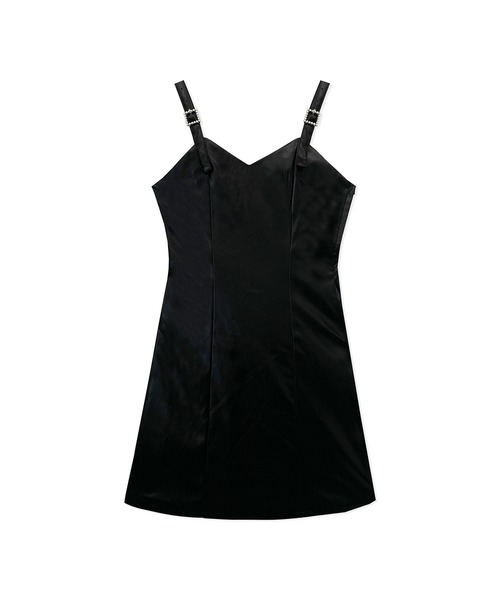 ANDGEEBEE（アンジービー）の「フェイクレザージャンスカ（ジャンパースカート・レディース・ベージュ/ブラック・MEDIUM）」の17枚目の写真