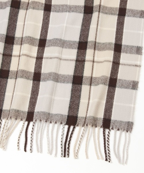 GLOBAL WORK（グローバルワーク）の「静電防止柄ストール/203133（マフラー・レディース・ライトグレー/ベージュ/イエロー/ブルー/ブルー系その他/ネイビー系・FREE/ONE SIZE）」の7枚目の写真