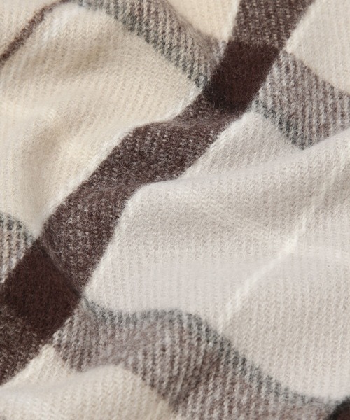 GLOBAL WORK（グローバルワーク）の「静電防止柄ストール/203133（マフラー・レディース・ライトグレー/ベージュ/イエロー/ブルー/ブルー系その他/ネイビー系・FREE/ONE SIZE）」の10枚目の写真