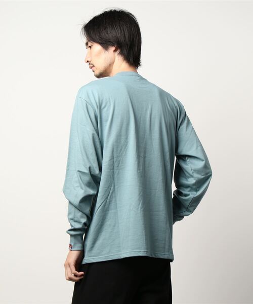 BEN DAVIS（ベンデイビス）の「《BEN DAVIS》 PRINT LONG SLEEVE（Tシャツ/カットソー・メンズ・ブラック/ベージュ系/ホワイト/ミント・MEDIUM/LARGE/SMALL/X-LARGE）」の7枚目の写真