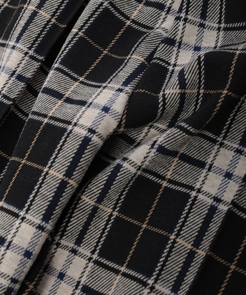 fifth calin（フィフスカラン）の「総ゴムチェックテーパードパンツ（デニムパンツ・レディース・ブラック・MEDIUM）」の8枚目の写真