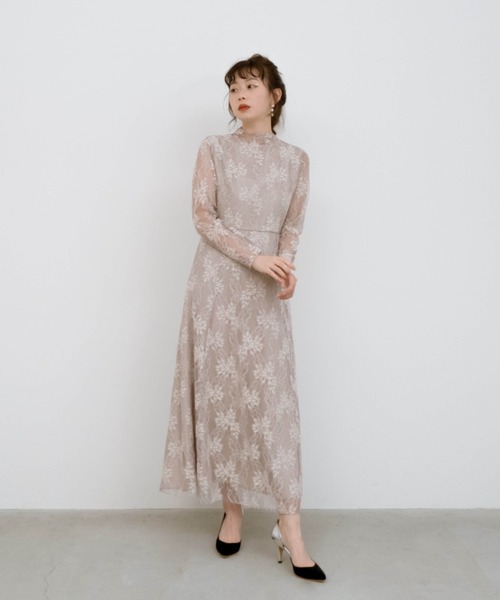 kaene（カエン）の「総レースメロウワンピース（ドレス）」 - WEAR