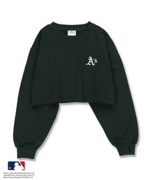 MLB | 【MLB / メジャーリーグベースボール】MLBロゴマーク ショート丈スウェット / セットアップ対応(スウェット)
