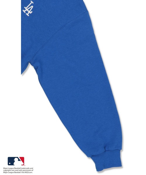 MLB（メジャーリーグベースボール）の「【MLB / メジャーリーグベースボール】MLBロゴマーク ショート丈スウェット / セットアップ対応（スウェット・レディース・ホワイト/ブラック/ネイビー/ブルー/グリーン・ONESIZE）」の16枚目の写真