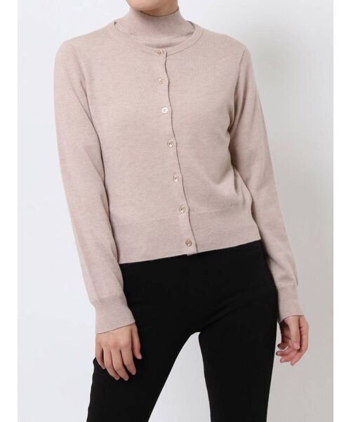 MERCURYDUO（マーキュリーデュオ）の「タートルニットアンサンブル（ニット/セーター・レディース・ベージュ/ブルー/オフホワイト・FREE）」の3枚目の写真