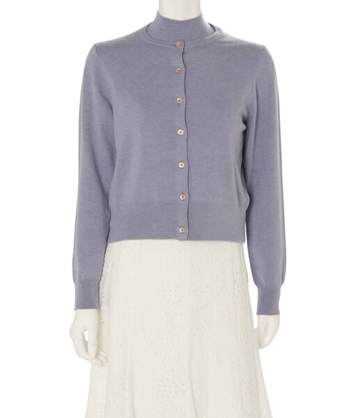 MERCURYDUO（マーキュリーデュオ）の「タートルニットアンサンブル（ニット/セーター・レディース・ベージュ/ブルー/オフホワイト・FREE）」の4枚目の写真