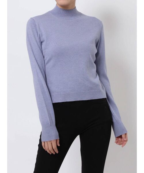 MERCURYDUO（マーキュリーデュオ）の「タートルニットアンサンブル（ニット/セーター・レディース・ベージュ/ブルー/オフホワイト・FREE）」の12枚目の写真