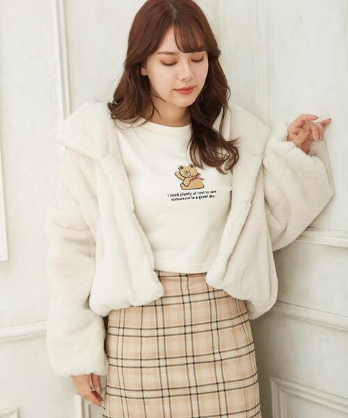 Allamanda（アラマンダ）の「アソート／スウェットトップス（Tシャツ/カットソー・レディース・ホワイト系7/ホワイト系その他/オフホワイト・M）」の7枚目の写真