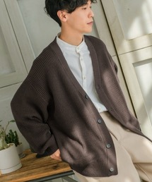 improves | ハイバルキー 片あぜ編み ニットカーディガン(カーディガン/ボレロ)