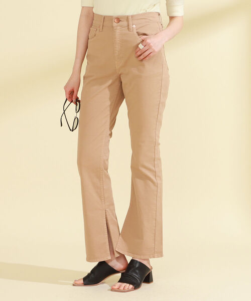 Ray BEAMS（レイビームス）の「RED CARD × Ray BEAMS / 別注 Woodstck パンツ（デニムパンツ・レディース・ブラウン系その他4/グリーン系その他2・23/25/22/24）」の5枚目の写真