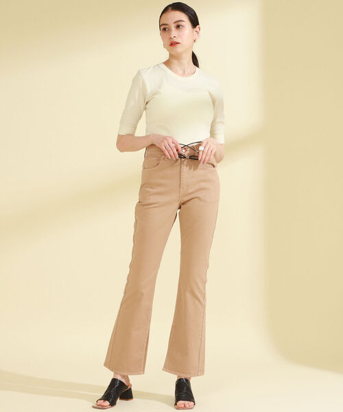 Ray BEAMS（レイビームス）の「RED CARD × Ray BEAMS / 別注 Woodstck パンツ（デニムパンツ・レディース・ブラウン系その他4/グリーン系その他2・23/25/22/24）」の6枚目の写真