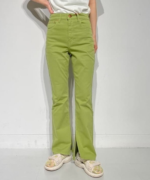 Ray BEAMS（レイビームス）の「RED CARD × Ray BEAMS / 別注 Woodstck パンツ（デニムパンツ・レディース・ブラウン系その他4/グリーン系その他2・23/25/22/24）」の21枚目の写真