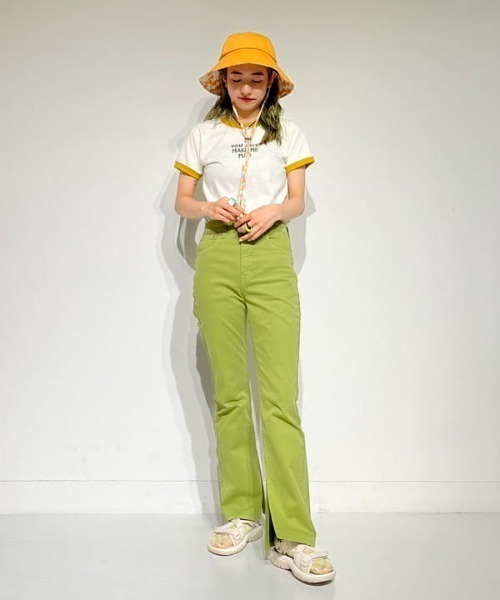 Ray BEAMS（レイビームス）の「RED CARD × Ray BEAMS / 別注 Woodstck パンツ（デニムパンツ・レディース・ブラウン系その他4/グリーン系その他2・23/25/22/24）」の20枚目の写真