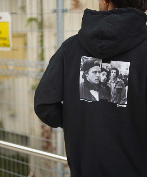 直営店別注アイテム Legends Heavy Weight Heavy Thrasher スラッシャー のファッション トップス Sweat Legends Parka スラッシャーバックプリントプルオーバーパーカー パーカー 59 Off