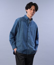 TAKEO KIKUCHI | ガーメントダイ ブロッキング シャツ(シャツ/ブラウス)