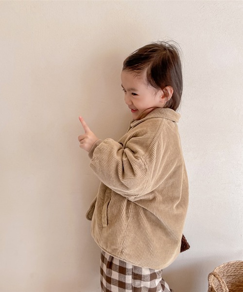 aimoha(アイモハ)の「【aimoha-KIDS-】子供服 クマ刺繍ボア裏地暖かい中ボアコーデュロイコート(ブルゾン・キッズ・ネイビー/ベージュ・130/90/80/100/120/110)」の19枚目の写真